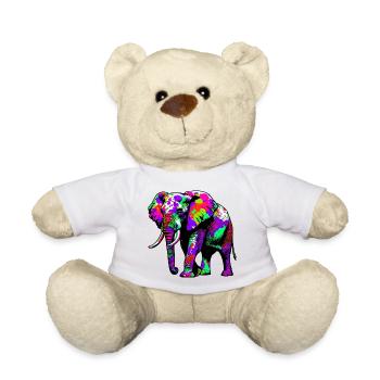 Elefant - Teddy - Weiß - Vorne
