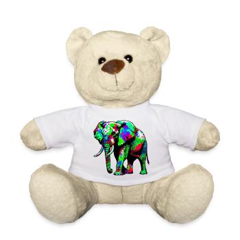 Elefant - Teddy - Weiß - Vorne