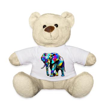Elefant - Teddy - Weiß - Vorne