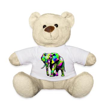 Elefant - Teddy - Weiß - Vorne