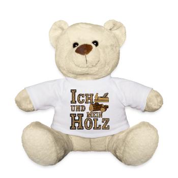 Charpentier, charpentier, moi et mon bois (25) - Nounours - blanc - Devant