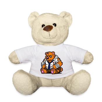 Ours de bureau - Nounours - blanc - Devant