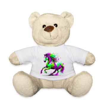 Pferd - Teddy - Weiß - Vorne