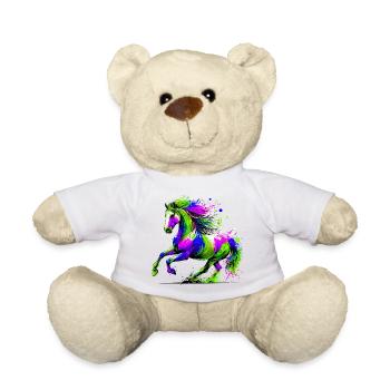 Pferd - Teddy - Weiß - Vorne