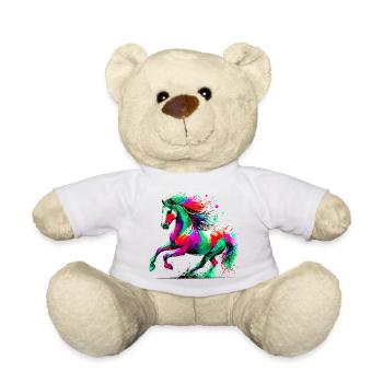 Horse - Teddy Bear - white - Front