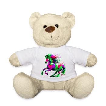 Pferd - Teddy - Weiß - Vorne