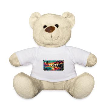 Dahab Égypte Vintage Sign Design - Nounours - blanc - Devant