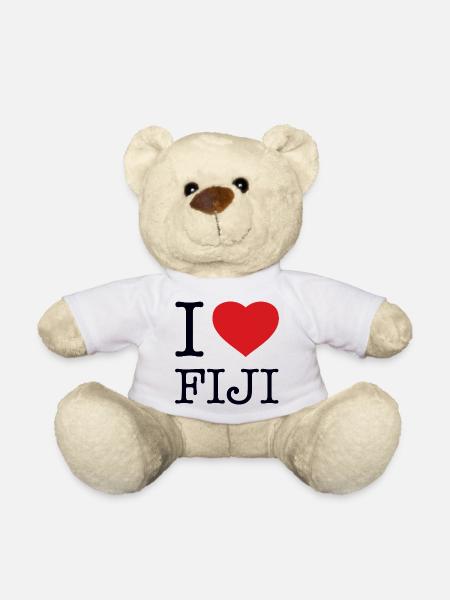 I LOVE FIJI - Teddy - Weiß