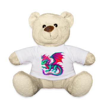 Drache - Teddy - Weiß - Vorne