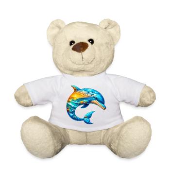 Dauphin - Nounours - blanc - Devant