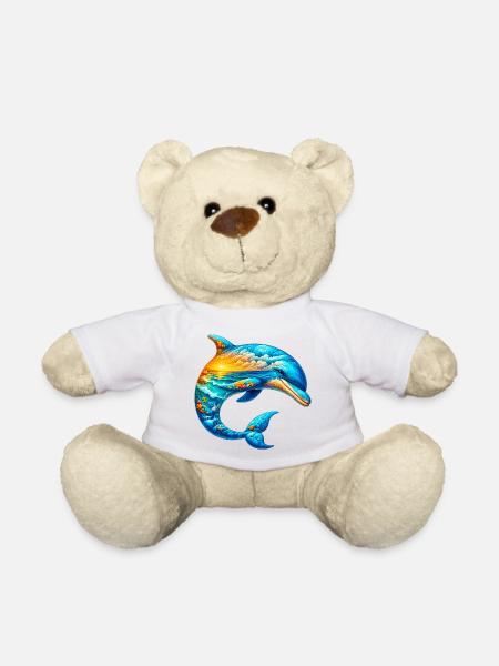 Delfin - Teddy - Weiß