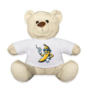 Coole Banane mit Style - Teddy - Weiß - Vorne