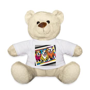 Funny Dogs - Teddy Bear - white - Front
