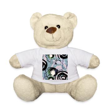 Hand-drawn shapes - Teddy Bear - white - Front
