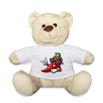 Cool chili - Teddy Bear - white - Front