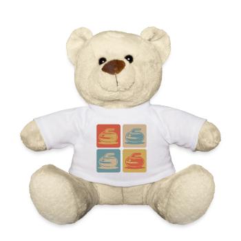 Curling Vintage Design - Teddy - Weiß - Vorne