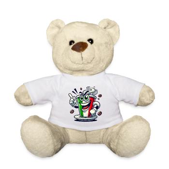 Espresso Italiano / Café Design - Nounours - blanc - Devant