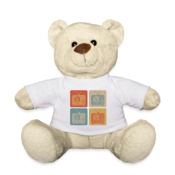 Télévision rétro – Classiques vintage - Nounours - blanc - Devant