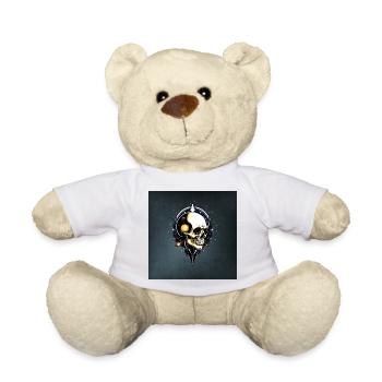 Cartoon bones: - Teddy Bear - white - Front