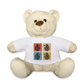 Fire Brigade - Heroes In Action - Teddy Bear - white - Front