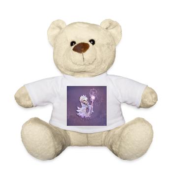 Magical melodies of the cute skeleton. - Teddy Bear - white - Front