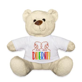 VIELFALT FRAUEN REGENBOGEN - Teddy - Weiß - Vorne