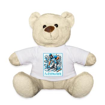 Fliesenleger – Perfektion auf jedem Boden - Teddy - Weiß - Vorne