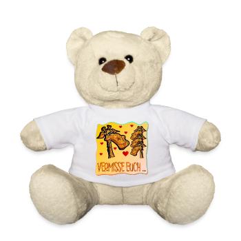 VERMISSE EUCH ABSCHIED TEAM GIRAFFE - Teddy - Weiß - Vorne