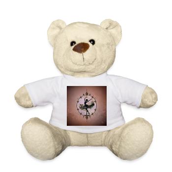 Danseuse dansante - Nounours - blanc - Devant