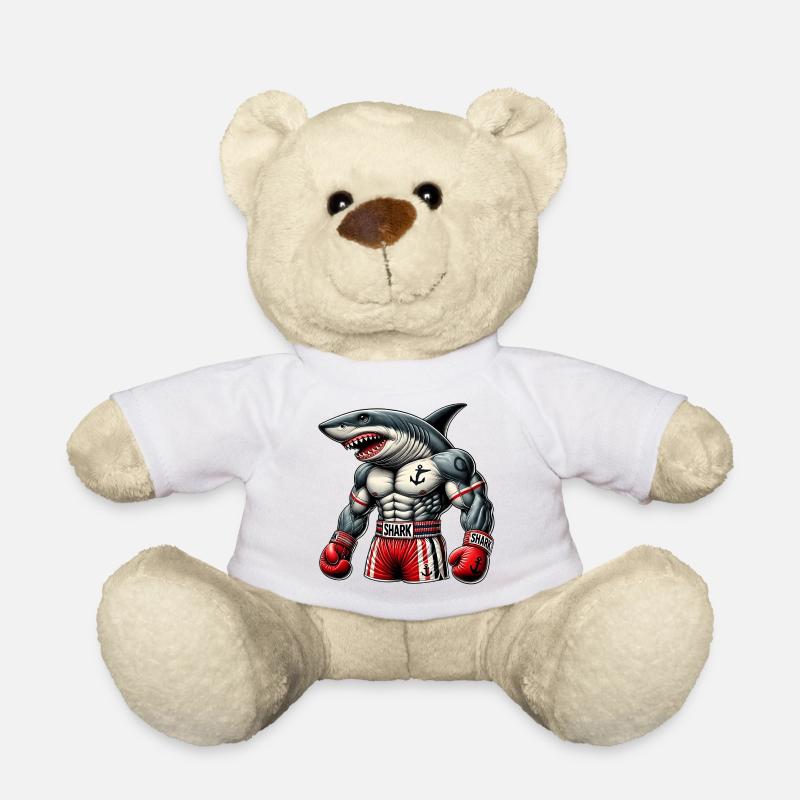 Killerhai Boxer – Der Champion der Meere - Teddy - Weiß