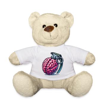 Hirngranate – Explosive Gedanken - Teddy - Weiß - Vorne