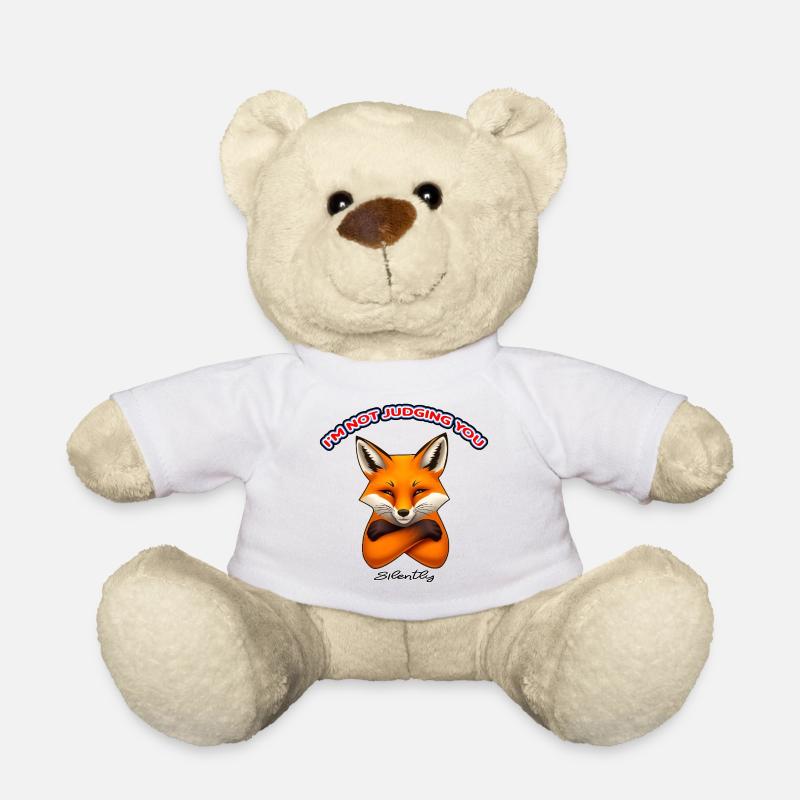 Cleverer Fuchs – Silently Judging You - Teddy - Weiß