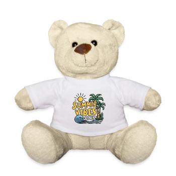 Summer Vibes Only - Teddy Bear - white - Front