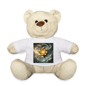 Sonnenblüte im Nebel - Teddy - Weiß - Vorne