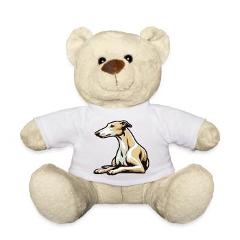 Greyhound - Teddy Bear - white - Front