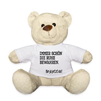 IRONIE RUHE BEWAHREN - Teddy - Weiß - Vorne