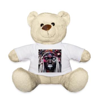 Afrikanische Gottheit - Teddy - Weiß - Vorne