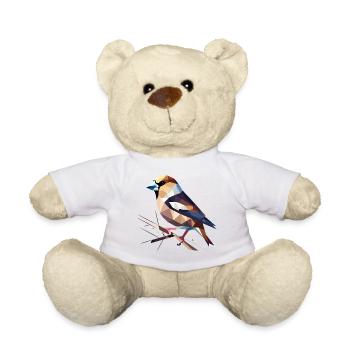 Pinson des arbres – Le jeu de couleurs de la nature - Nounours - blanc - Devant