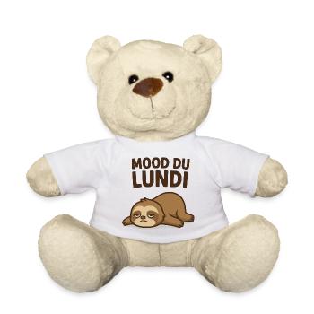 mood du lundi - Nounours - blanc - Devant