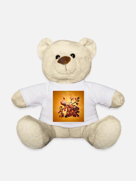 Eleganz in Federn - Teddy - Weiß