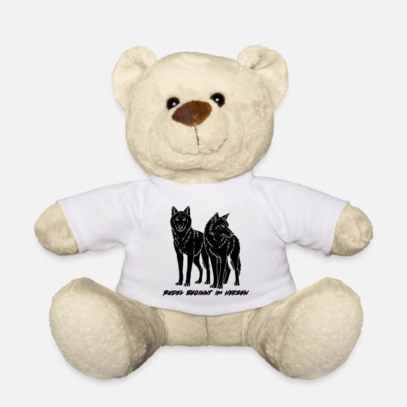 RUDEL BEGINNT IM HERZEN - Teddy - Weiß