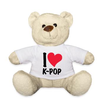 J’adore la K-pop - Nounours - blanc - Devant