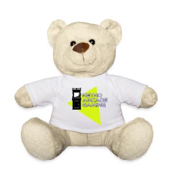 Retro arcade gaming - Teddy Bear - white - Front