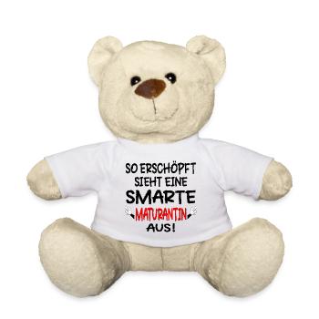 MATURANTIN MATURA ERSCHÖPFUNG LUSTIG - Teddy - Weiß - Vorne