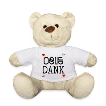 DANKE SAGEN DANKBARKEIT LUSTIG 0815 DANK - Teddy - Weiß - Vorne