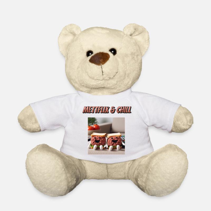 Mettflix & Chill - Teddy - Weiß