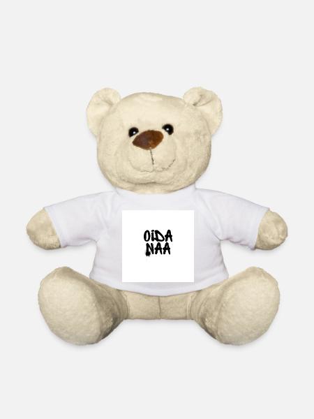 Oida Naa - Wiener Sprüche - Teddy - Weiß