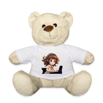 Le Petit Pianiste - Nounours - blanc - Devant