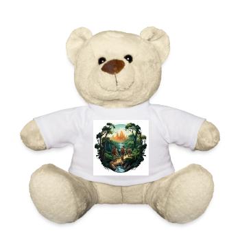 The Forest Explorers - Teddy Bear - white - Front