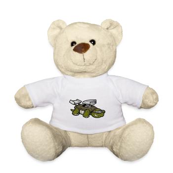 Turbo Schildkröte Hightech - Teddy - Weiß - Vorne